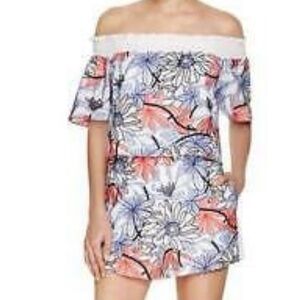 Floral Off-Shoulder Romper